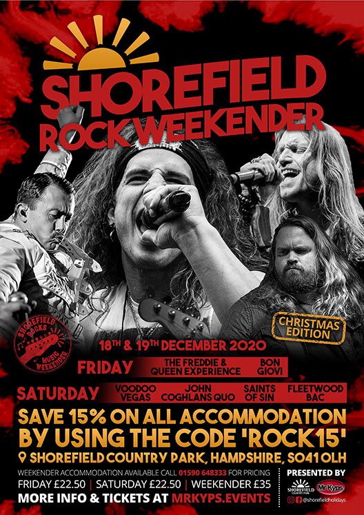 The Christmas Shorefield Rock Weekender