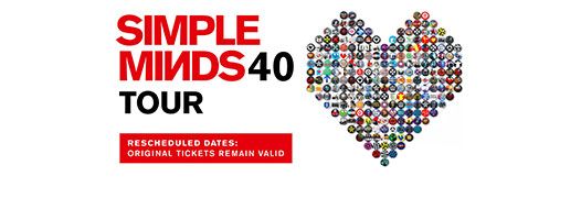 News: Simple Minds Announce 40 Years Of Hits Rescheduled For 2022