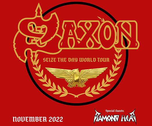 News: Saxon Announce “Seize The Day Tour” In November 2022