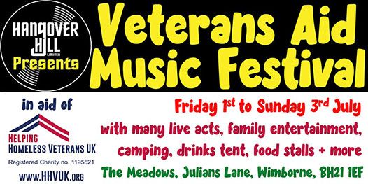 News: Hangover Hill Presents Veterans Aid Weekend Festival – 1st-3rd July 2022