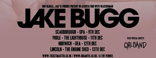 News: Jake Bugg To Perform at Poole Lighthouse