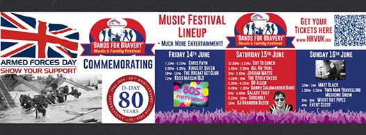 Bands for Bravery Music Festival to Support Homeless Veterans June 14th-16th