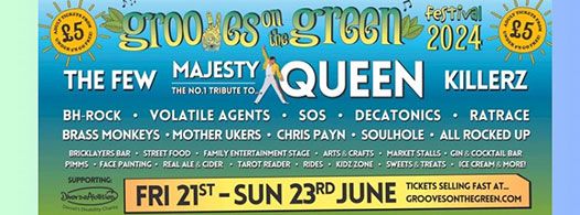 News: Grooves On The Green Now In It’s 23rd Year Announce It’s Line-Up For The Now Three Day Festival