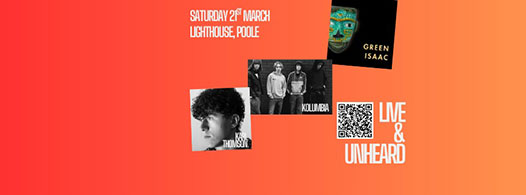 News: Live And Unheard Returns in March featuring; Green Isaac / Kolumbia / Karl Thomson